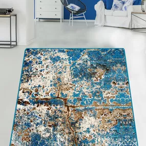 Koberec Be Lost 150x300 cm modrý