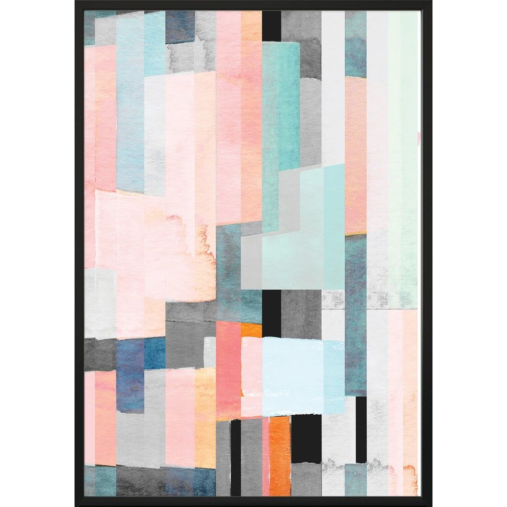 Plagát DecoKing Abstract Panels, 100 x 70 cm