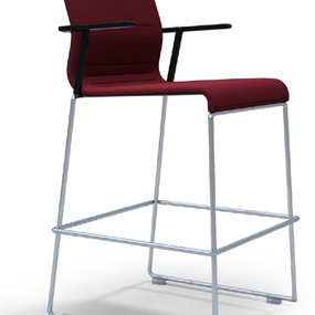 ICF - Barová stolička STICK CHAIR 650 s operadlami