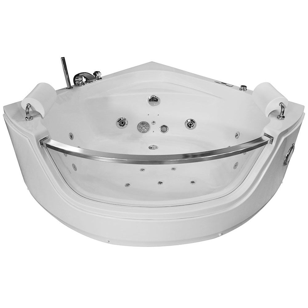 M-SPA - Kúpeľňová vaňa s hydromasážou 135 x 135 x 63 cm