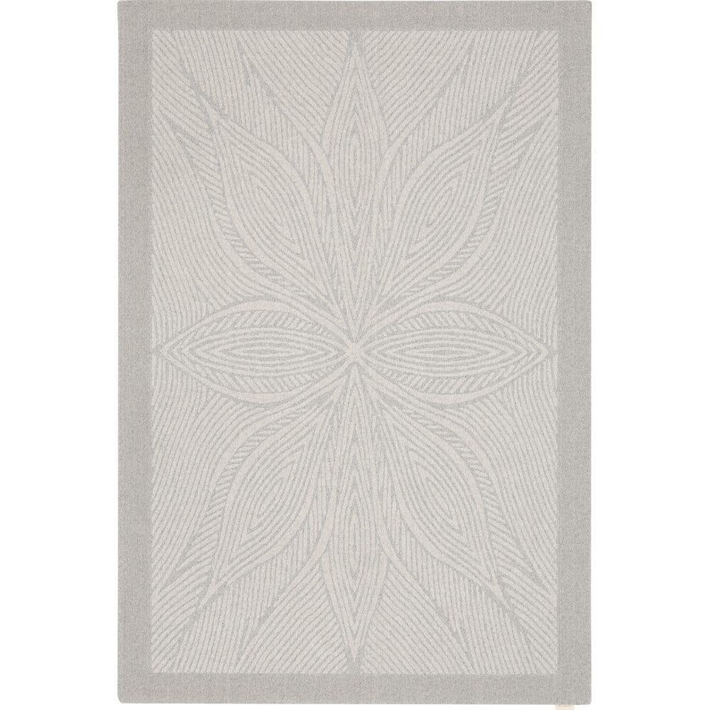 Svetlosivý vlnený koberec 200x300 cm Tric – Agnella