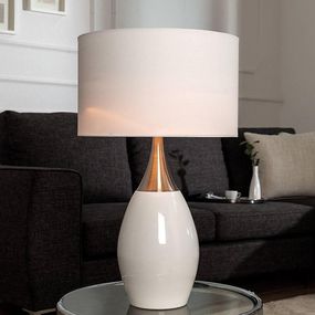 Stolná lampa Aaria 60 cm biela