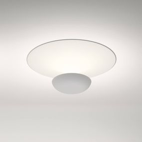 Vibia Funnel stropné LED svetlo biela Ø16cm 2 700K, Chodba, hliník, 4.48W, K: 13cm