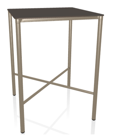 BONTEMPI - Vonkajší barový stôl MOON, 70-90x70-90 cm