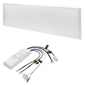 EMOS LED panel PROFI 30x120, obdélníkový vestavný bílý, 40W neutrální bíla, Emergency ZR8412E