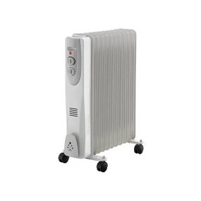 Olejový ohrievač s 11 rebrami 1000/1500/2500W/230V biela