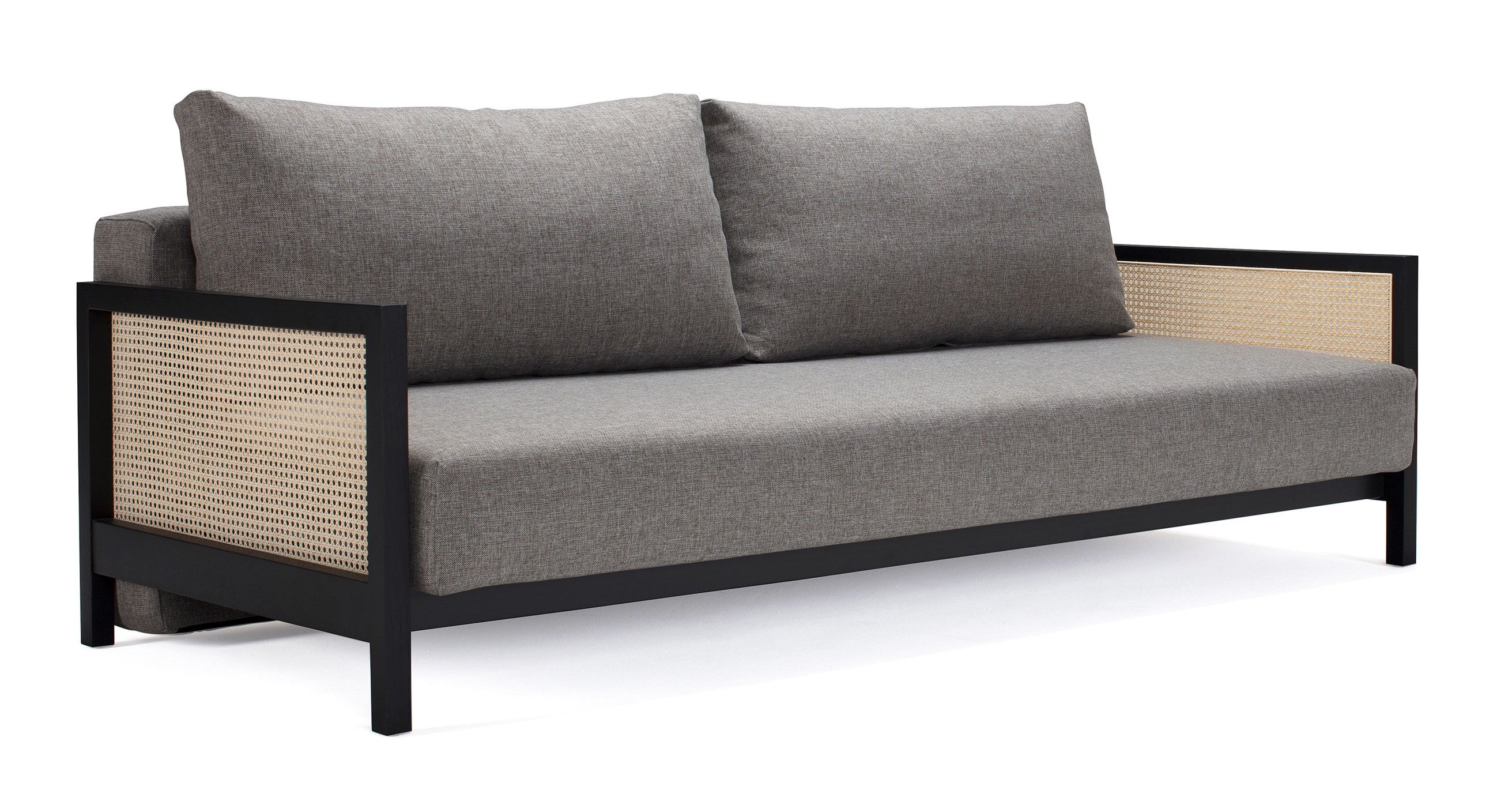 INNOVATION - Rozkladacia pohovka NARVI SOFA BED sivo-hnedá