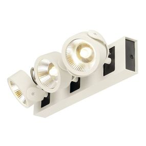 Stropné svietidlo SLV KALU 3x LED bílé/černé 60° 1000132