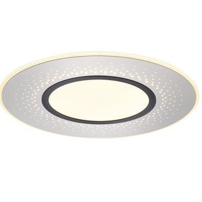 Trio 626919307 LED stropné svietidlo Verus 1x70W | 8400lm | 2700K-6500K - pamäťová funkcia, stmievateľné, nočný režim, diaľkové ovládanie, matný nikel