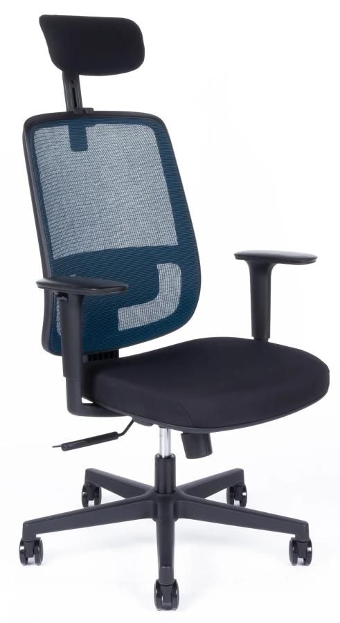 OFFICE PRO -  OFFICE PRO Kancelárska stolička CANTO BLACK SP modrá