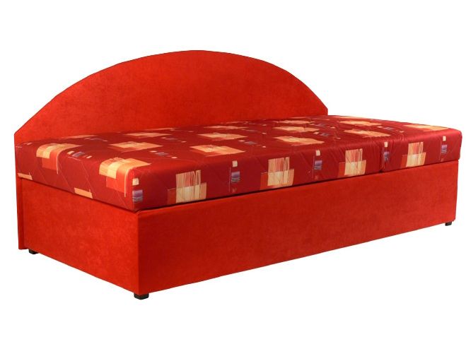 Jednolôžková posteľ (váľanda) 90 cm Kavy (s molitanovým matracom) (P)