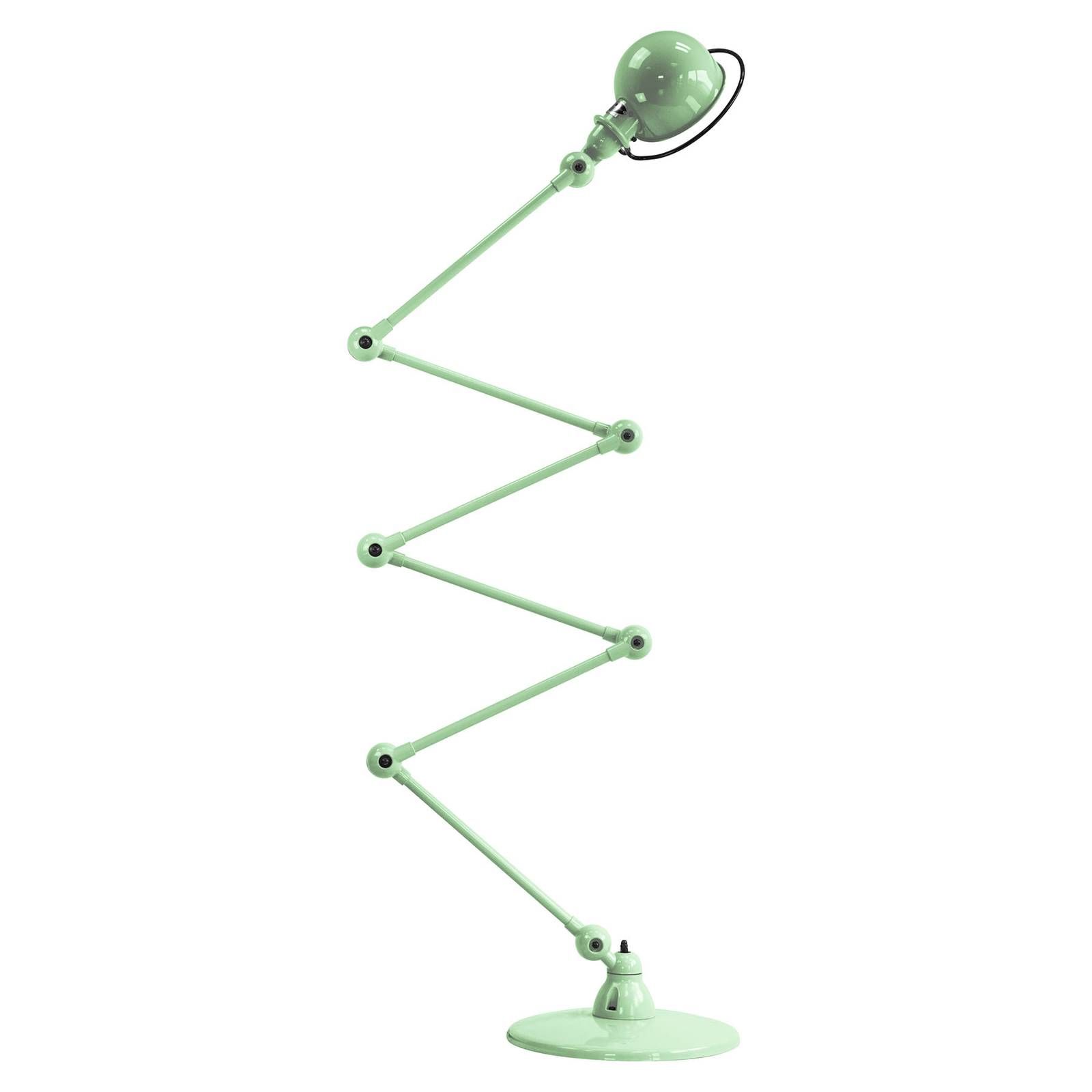 Jieldé Loft D9406 stojaca lampa 6x40 cm, mätová, Obývacia izba / jedáleň, hliník, oceľ, E27, 60W, K: 240cm