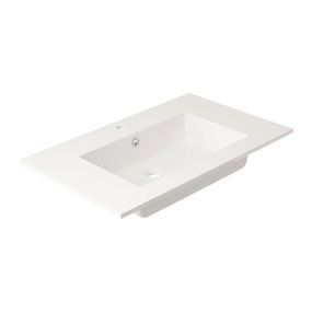 Vima 191 - Umývadlo do nábytku, 600 x 500 mm, biele
