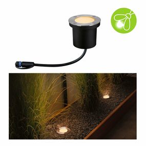 PAULMANN Plug & Shine LED zemní svítidlo Floor samostatné svítidlo neláká hmyz IP67 2200K 4,5W antracit