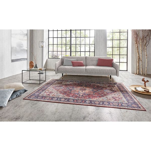 Červeno-fialový koberec Nouristan Anthea, 120 x 160 cm