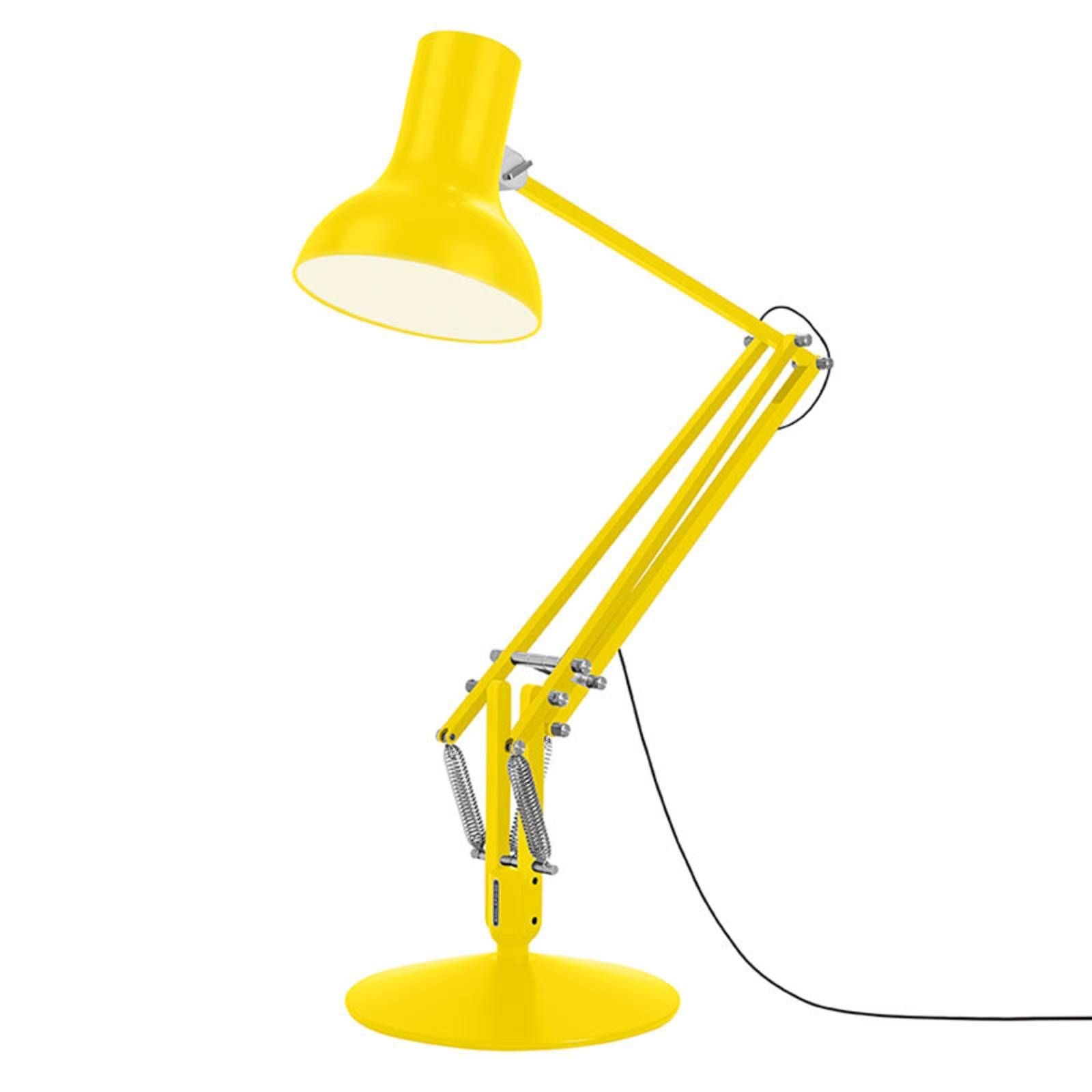 Anglepoise Type 75 Giant stojaca lampa žltá, oceľ, hliník, E27, 13W, K: 270cm