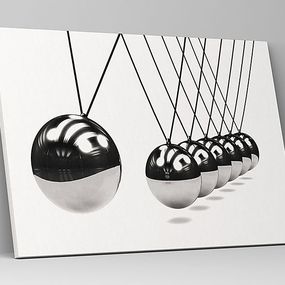 Luxusný obraz Newton cradle zs1137