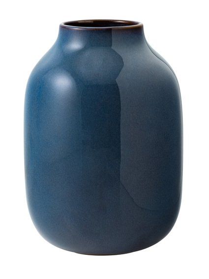 Villeroy & Boch Lave Home bleu uni kameninová váza Nek, 22 cm 10-4286-5090