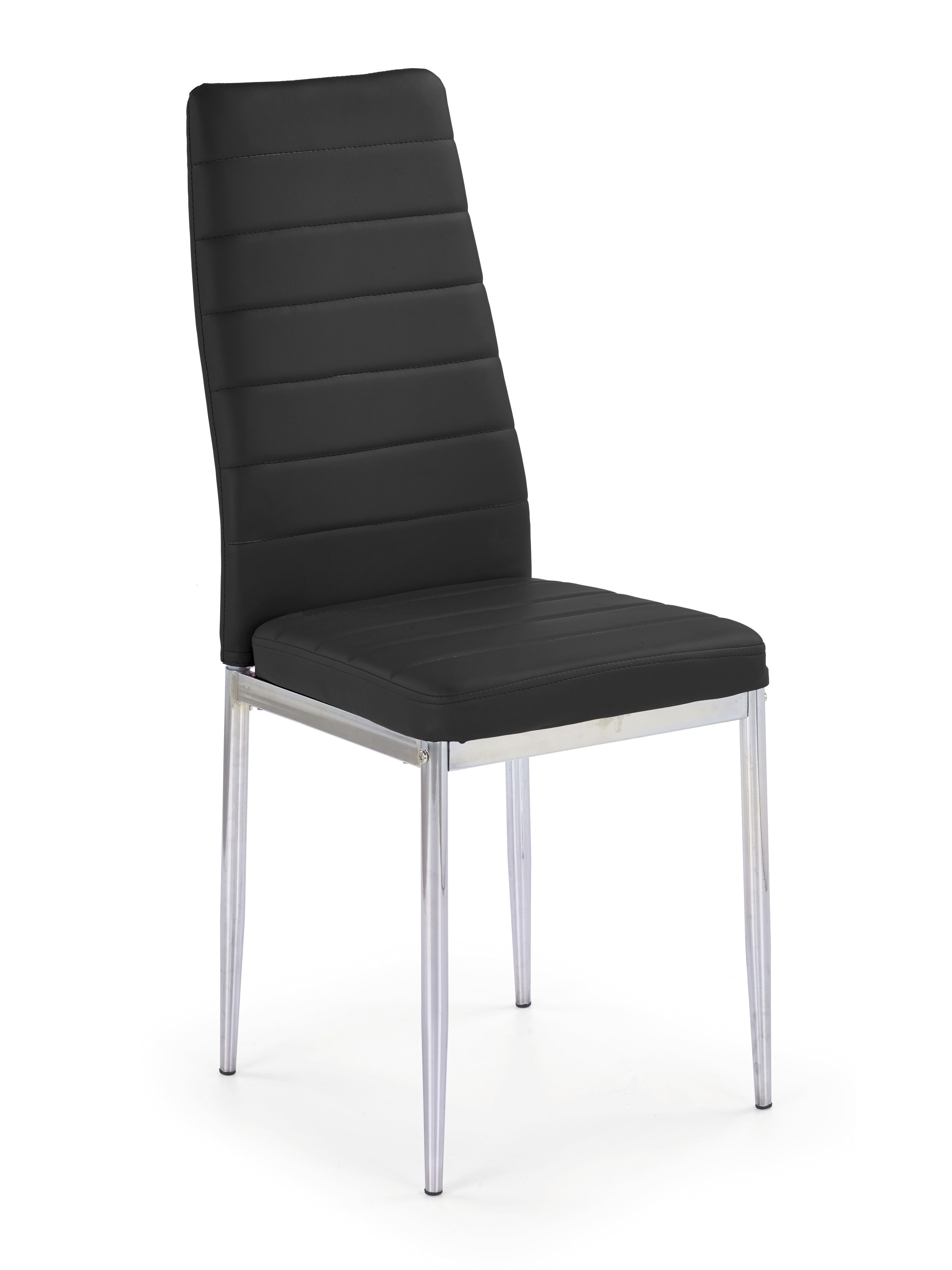 Jedálenská stolička K70C-NEW (chrómová + čierna)