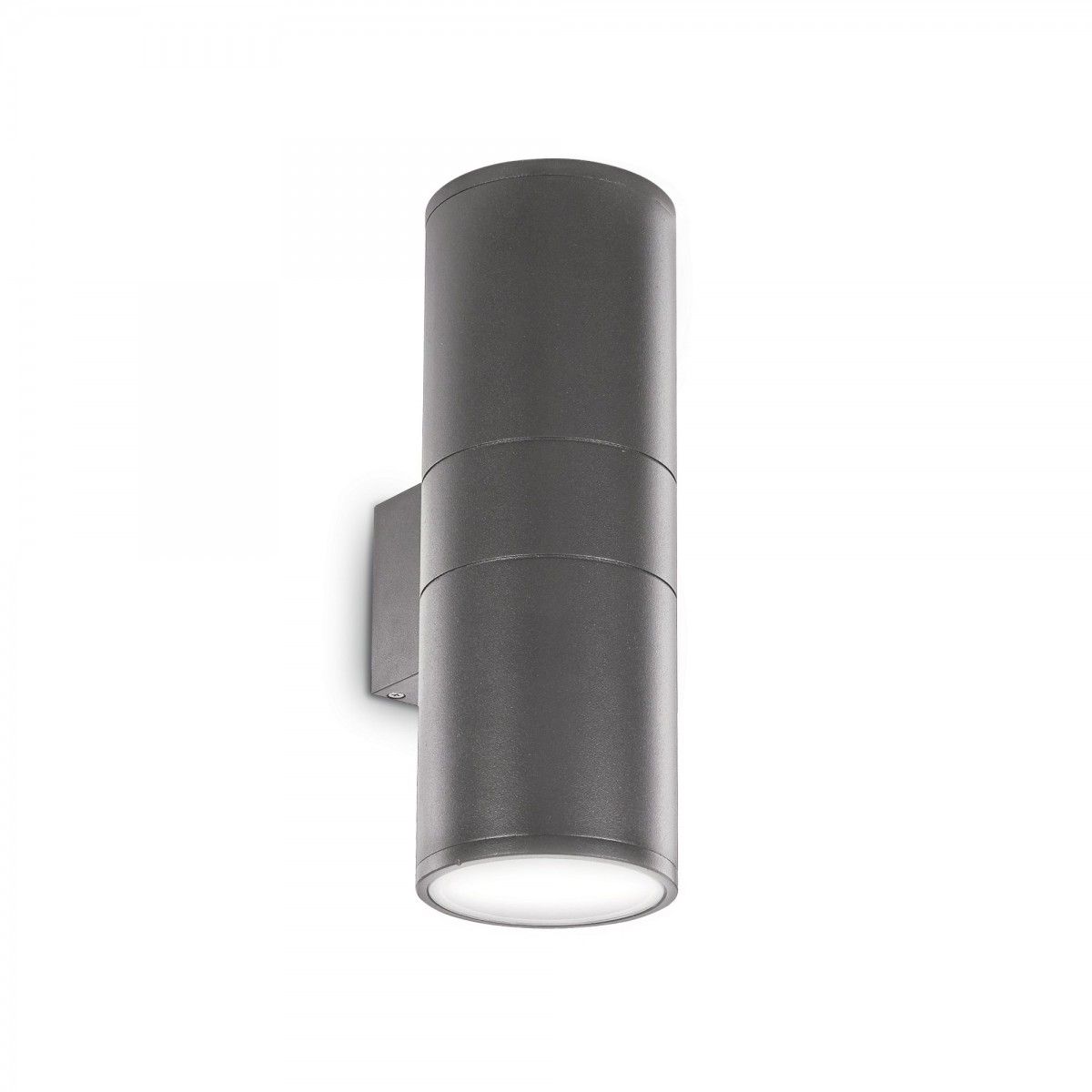 Ideal Lux 236858 vonkajšia bodová nástenná lampa Gun 2x60W | E27 | IP54 - antracit