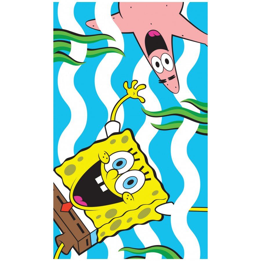 Carbotex · Detský uterák Spongebob a Patrik - 100% bavlna - 30 x 50 cm