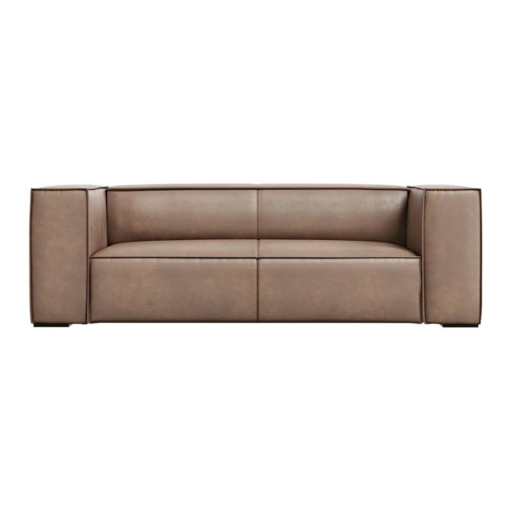 Svetlohnedá kožená pohovka 212 cm Madame - Windsor & Co Sofas