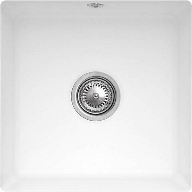 VILLEROY & BOCH VILLEROY & BOCH - Keramický drez Subway 50 SU Stone white podstavný 440 x 440 bez excentra 332501RW