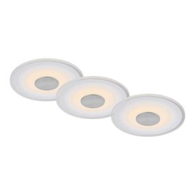 Briloner - SADA 3x LED Kúpeľňové podhľadové svietidlo LED/6W/230V IP44 chróm