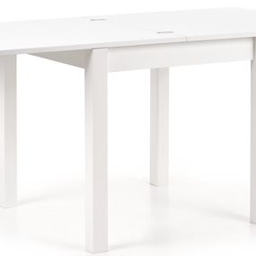 HALMAR Jedálenský rozkladací stôl GRACJAN jelša / bílý 80-160x80 cm_