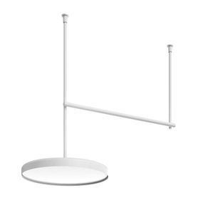 FLOS Infra-Structure C3 stropná LED lampa, biela, Obývacia izba / jedáleň, lisovaný hliník, P: 120.1 cm, K: 112.8cm