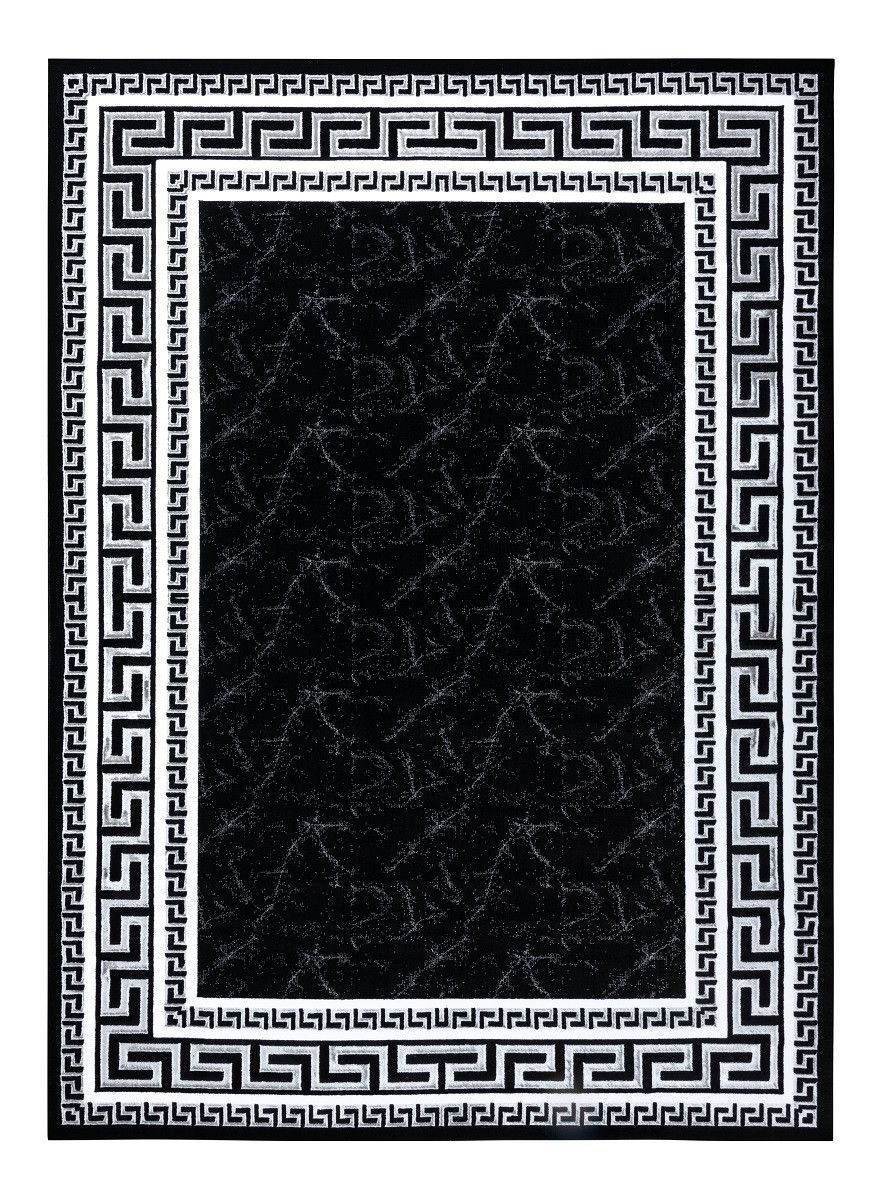 Dywany Łuszczów AKCIA: 80x150 cm Kusový koberec Gloss 2813 87 greek black/grey - 80x150 cm