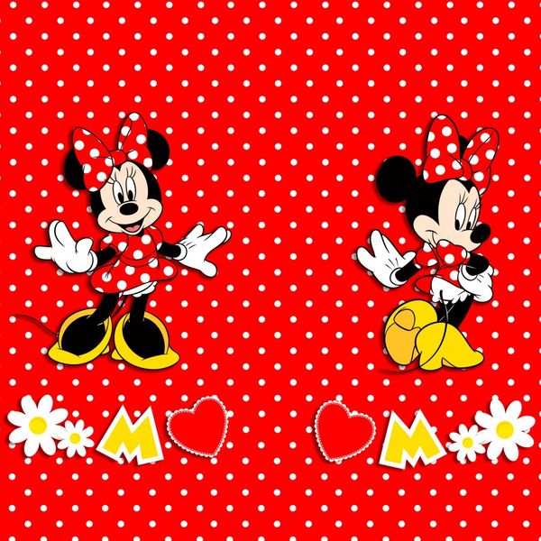 FCS XL 4377 AG Design textilný foto záves detský delený obrazový Disney - Minnie FCSXL 4377, veľkosť 180 x 160 cm