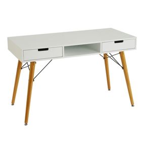 Pracovný stôl s bielou doskou 55x120 cm – Casa Selección