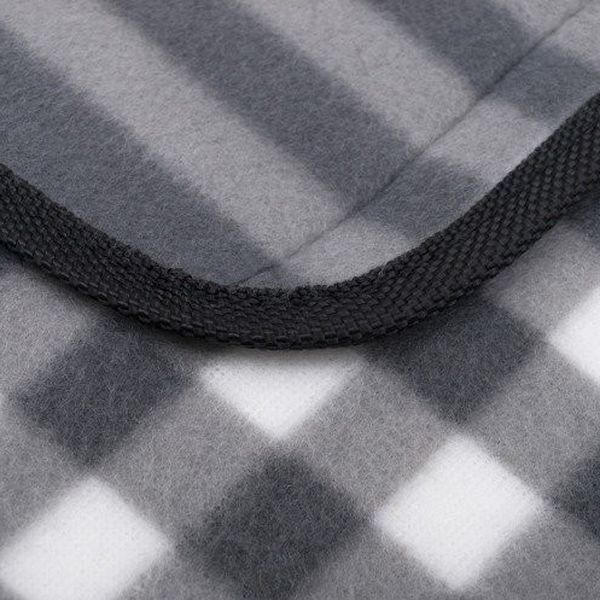 DomTextilu Sivá pikniková deka v rozmere 200x220 cm  200 cm x  220 cm 