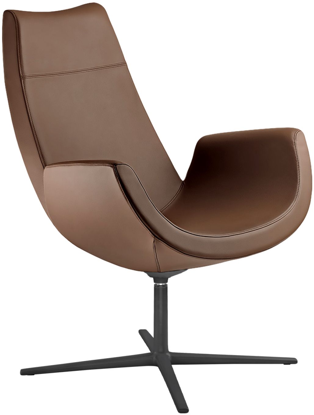 LD SEATING designové kreslo RELAX, RE-V-RA,F27-N1, hliníkový kríž čierny