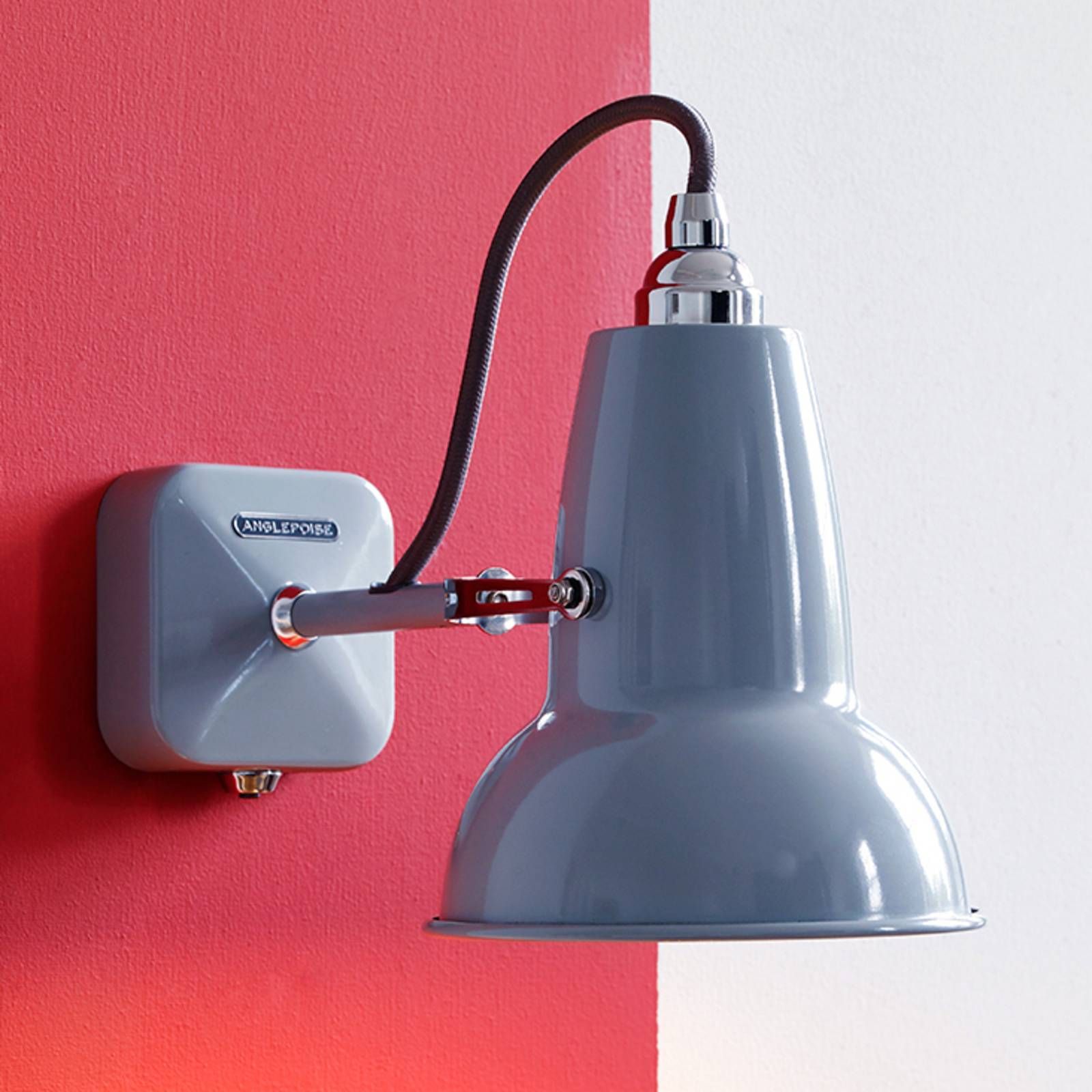 Anglepoise Original 1227 Mini svietidlo sivé, Obývacia izba / jedáleň, oceľ, hliník, E14, 15W, K: 14cm