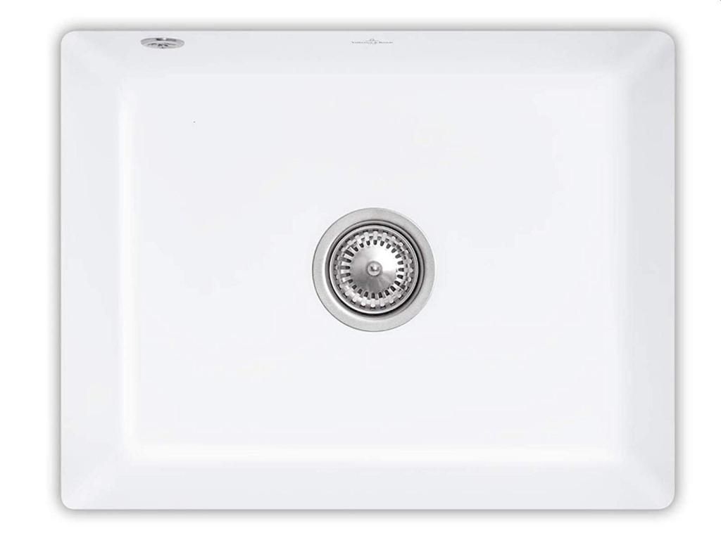 VILLEROY & BOCH VILLEROY & BOCH - Keramický drez Subway 60 SU Stone white podstavný 545 x 440 bez excentra 331001RW