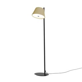 Marset MARSET Tam stojacia lampa 1-pl. matná piesková, Obývacia izba / jedáleň, hliník, kov, metakrylát, E27, 8W, K: 116cm