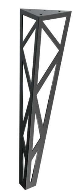 RMP Stolová noha Hefaistos 40 cm čierna NOHA024/40