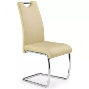 Melza - Jedálenská stolička (béžová, strieborná)