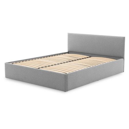 Čalúnená posteľ LEON bez matraca rozmer 160x200 cm Sivá 