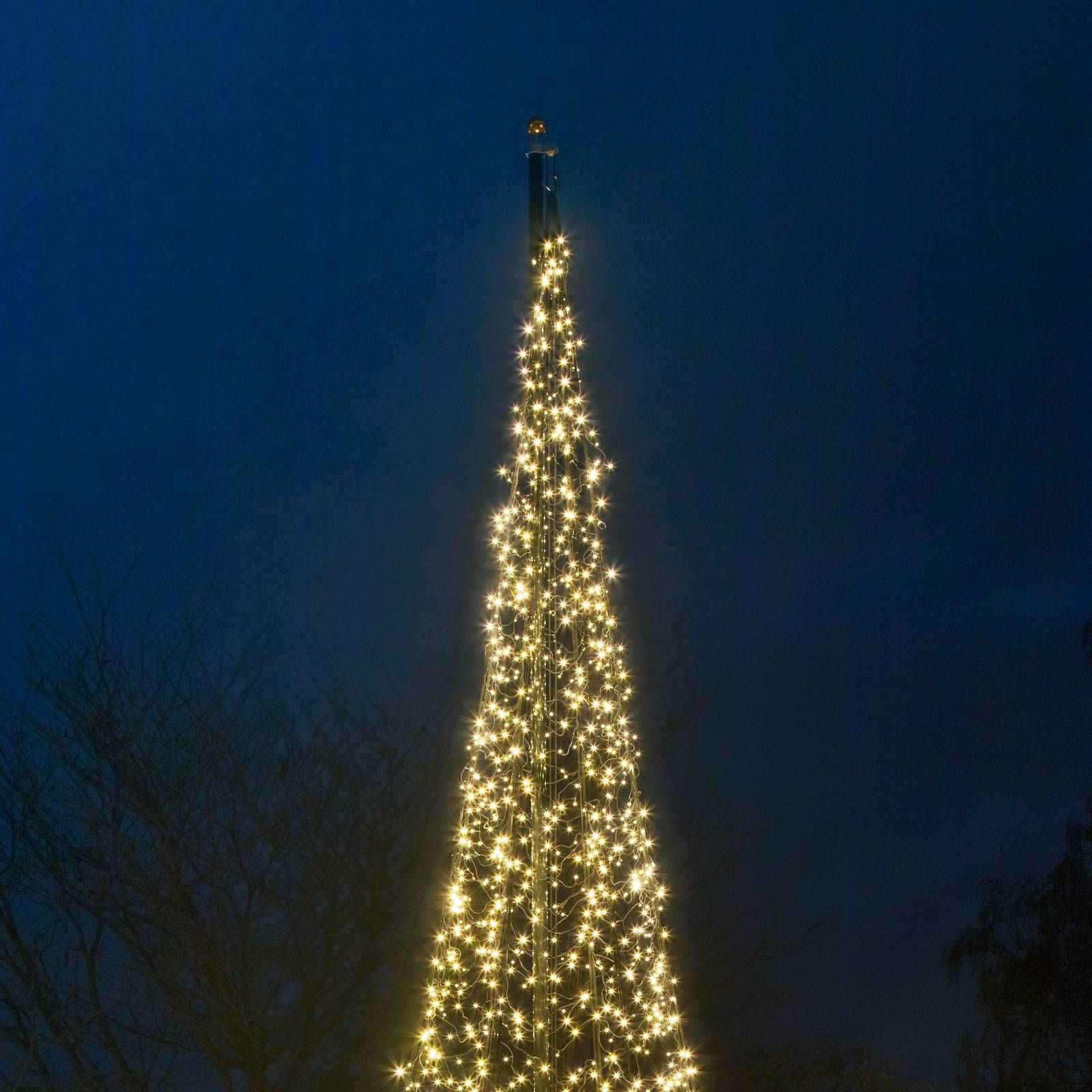 Fairybell vianočný LED stromček, 600 cm, 2 000, plast, K: 600cm