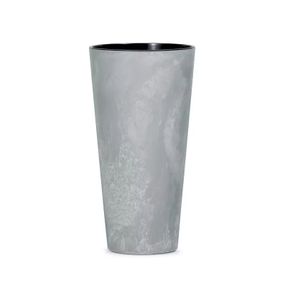Plastový kvetináč DTUS250E 25 cm - sivý betón