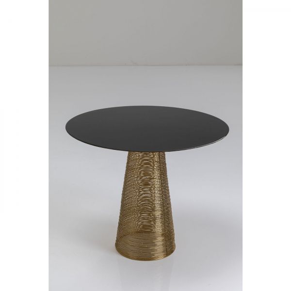 KARE Design Odkládací stolek Charme Black O50cm