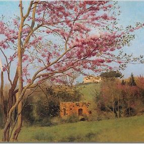 Obrazy J.W.Godward - Blossoming Red Almond zs10244