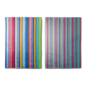Súprava 2 bavlnených utierok Remember Purple Stripes, 70 × 50 cm