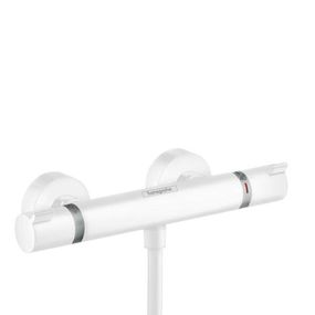 HansGrohe Ecostat Comfort - Termostatická sprchová batéria, matná biela 13116700