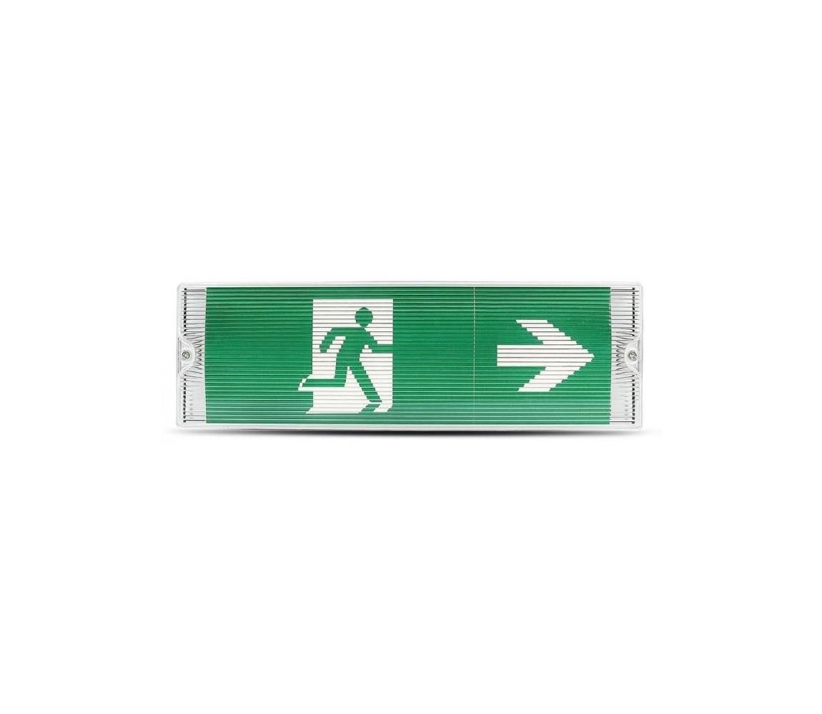 LED Núdzové svietidlo EMERGENCY EXIT LED/3W/230V IP65 6000K 1200mAh