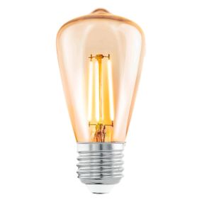 EGLO 110054 LED celosklenená žiarovka E27 Vintage filament ST48 4W/26W 270lm 2200K jantárová