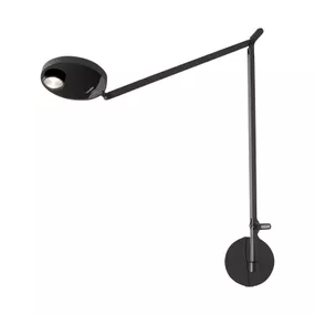 Artemide Demetra nástenné LED 930 snímač sivá, Spálňa, hliník, technopolymér, 6W, K: 63.7cm